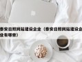 泰安日照网站建设企业（泰安日照网站建设企业有哪些）